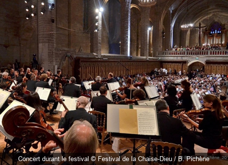 Concert durant le festival Festival de la Chaise-Dieu / B. Pichène