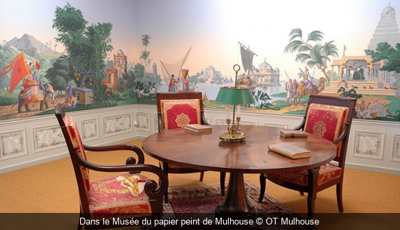 Dans le Musée du papier peint de Mulhouse OT Mulhouse