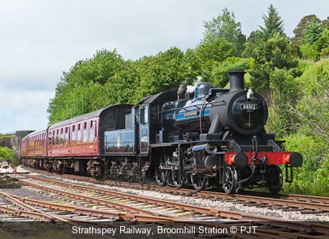 La train historique de la Strathspey Railway Pjt56
