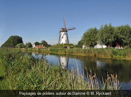 Paysages de polders autour de Damme M. Ryckaert