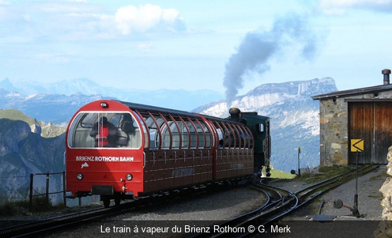 Le train à vapeur du Brienz Rothorn G. Merk
