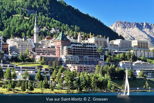 Vue sur Saint-Moritz Z. Grossen