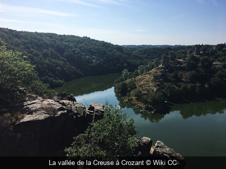La vallée de la Creuse à Crozant Wiki CC