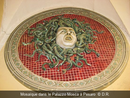 Mosaïque dans le Palazzo Mosca à Pesaro  D.R.