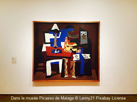Dans le musée Picasso de Malaga Lenny21 Pixabay License