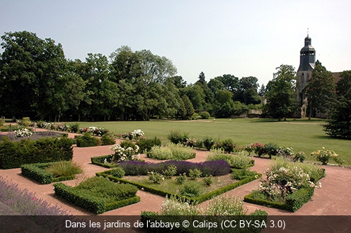 Dans les jardins de l'abbaye Calips (CC BY-SA 3.0)