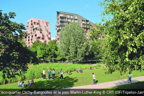 L'éco-quartier Clichy-Batignolles et le parc Martin-Luther-King CRT IDF/Tripelon-Jarry