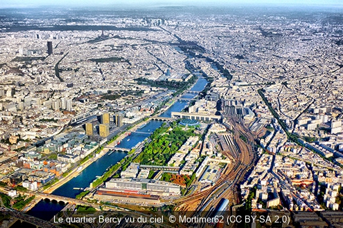 Le quartier Bercy vu du ciel  Mortimer62 (CC BY-SA 2.0)