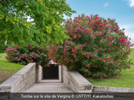 Tombe sur le site de Vergina GNTO/H. Kakarouhas