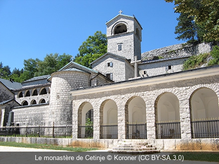 Le monastère de Cetinje Koroner (CC BY-SA 3.0)
