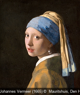 La Jeune Fille à la perle, Johannes Vermeer (1665)  Mauritshuis, Den Haag/Margareta Svensson