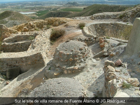Sur le site de villa romaine de Fuente Álamo JG Rodríguez