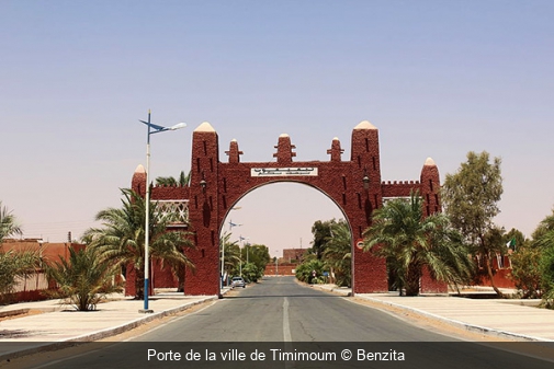 Porte de la ville de Timimoum Benzita