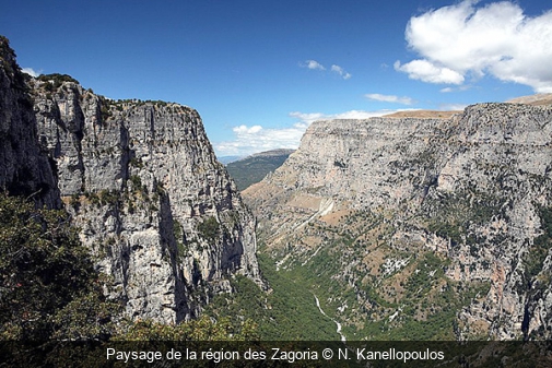 Paysage de la région des Zagoria N. Kanellopoulos