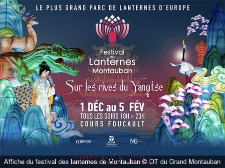 Affiche du festival des lanternes de Montauban OT du Grand Montauban