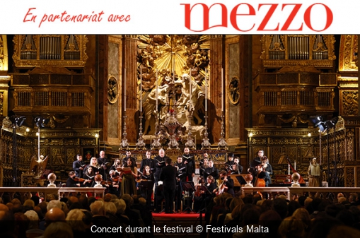 Concert durant le festival Festivals Malta