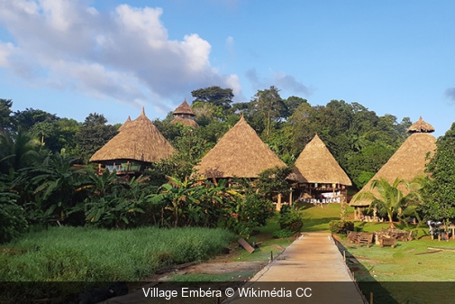 Village Embéra Wikimédia CC