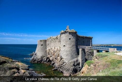 Le vieux château de l'île d'Yeu Getty pour Canva