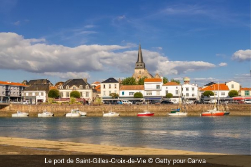 Le port de Saint-Gilles-Croix-de-Vie Getty pour Canva