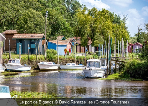 Le port de Biganos David Remazeilles (Gironde Tourisme)