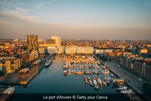 Le port d'Anvers Getty pour Canva