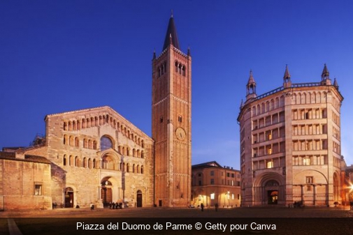 Piazza del Duomo de Parme Getty pour Canva