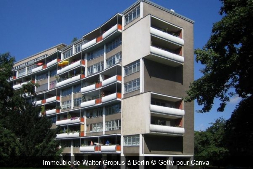 Immeuble de Walter Gropius à Berlin Getty pour Canva