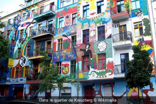 Dans le quartier de Kreuzberg Wikimapia