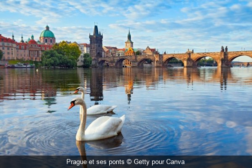 Prague et ses ponts Getty pour Canva