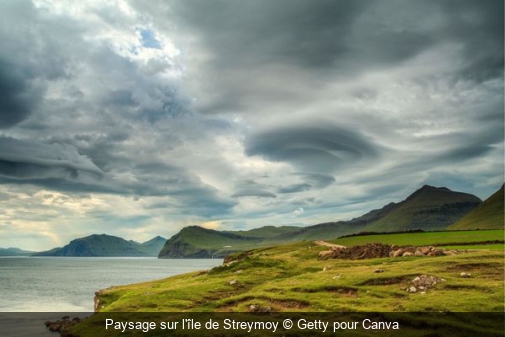 Paysage sur l'île de Streymoy Getty pour Canva