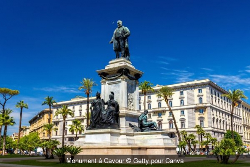 Monument à Cavour Getty pour Canva