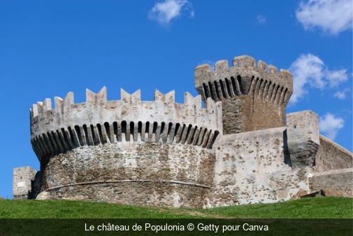 Le château de Populonia Getty pour Canva