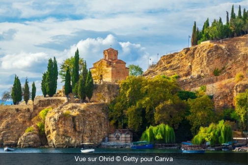 Vue sur Ohrid Getty pour Canva