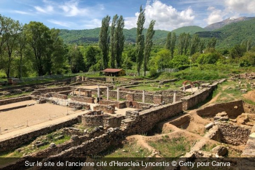 Sur le site de l'ancienne cité d'Heraclea Lyncestis Getty pour Canva