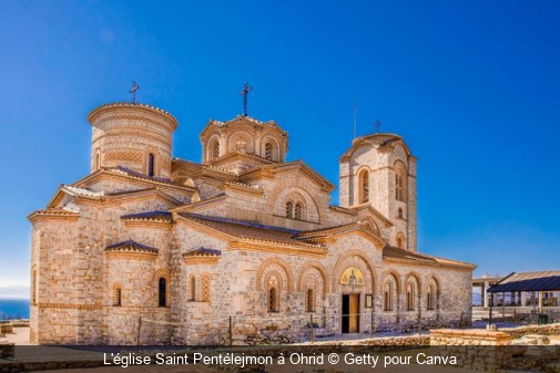 L'église Saint Pentélejmon à Ohrid Getty pour Canva