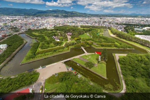 La citadelle de Goryokaku Canva