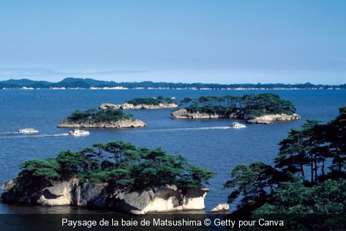 Paysage de la baie de Matsushima Getty pour Canva