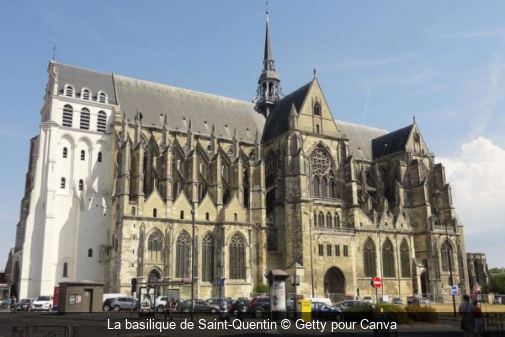 La basilique de Saint-Quentin Getty pour Canva