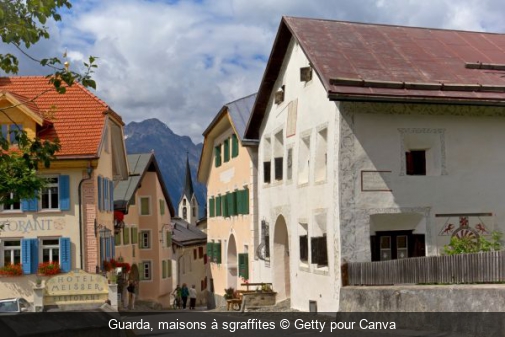 Guarda, maisons à sgraffites Getty pour Canva