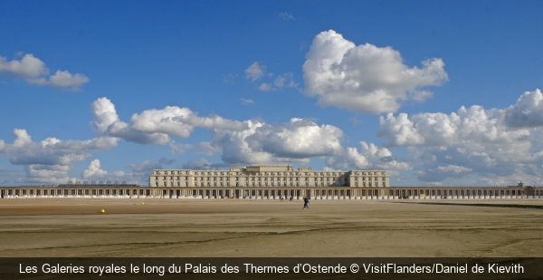 Les Galeries royales le long du Palais des Thermes d’Ostende VisitFlanders/Daniel de Kievith