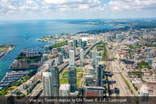 Vue sur Toronto depuis la CN Tower J.-F. Tourniquet