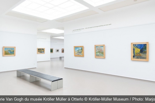 Dans la galerie Van Gogh du musée Kröller Müller à Otterlo Kröller-Müller Museum / Photo: Marjon Gemmeke