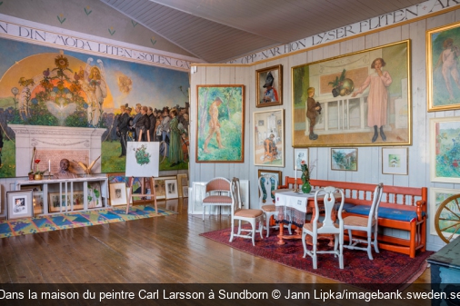 Dans la maison du peintre Carl Larsson à Sundborn Jann Lipka/imagebank.sweden.se