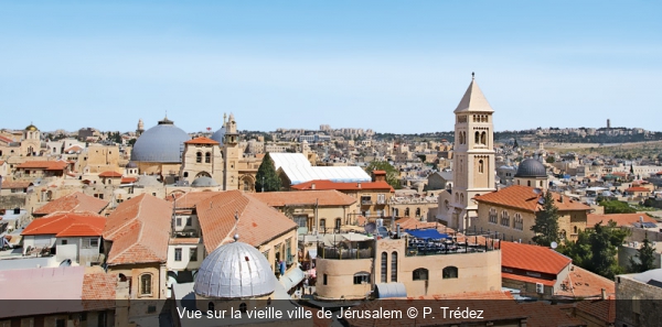 Vue sur la vieille ville de Jérusalem P. Trédez