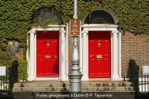 Portes géorgiennes à Dublin P. Tauvernon