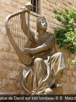 Statue de David sur son tombeau B. Metzdorf