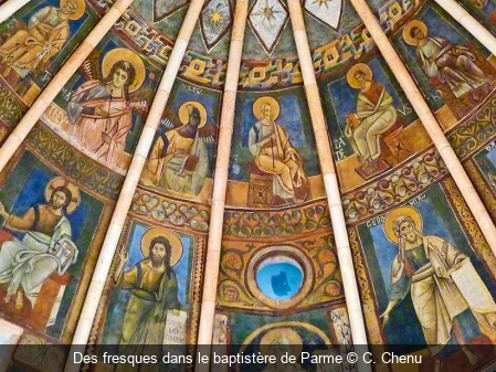 Des fresques dans le baptistère de Parme C. Chenu