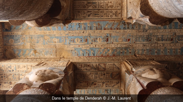 Dans le temple de Denderah J.-M. Laurent