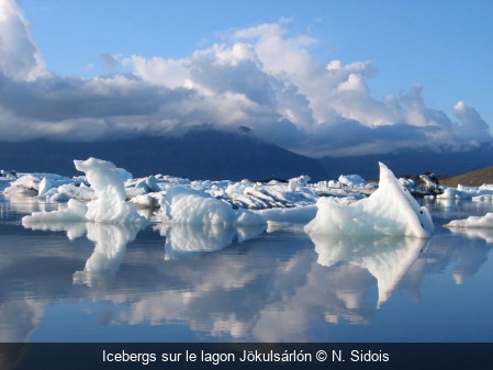 Icebergs sur le lagon Jökulsárlón N. Sidois