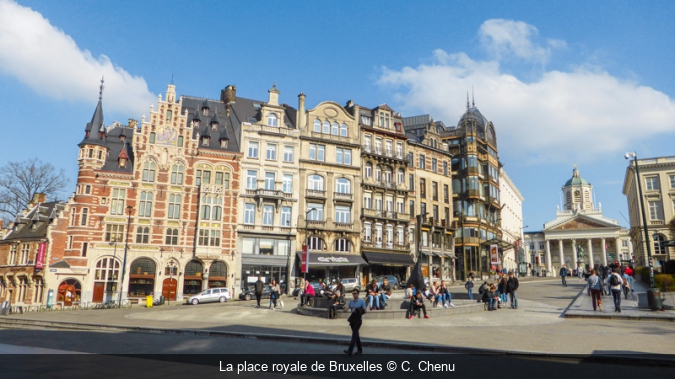 La place royale de Bruxelles © C. Chenu